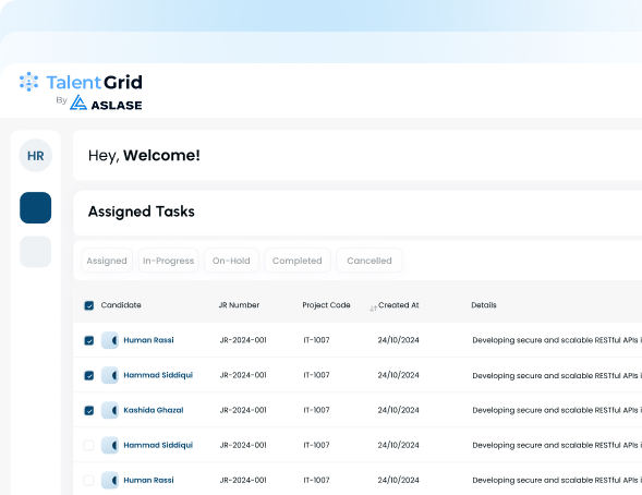 Delivery partner portal interface preview